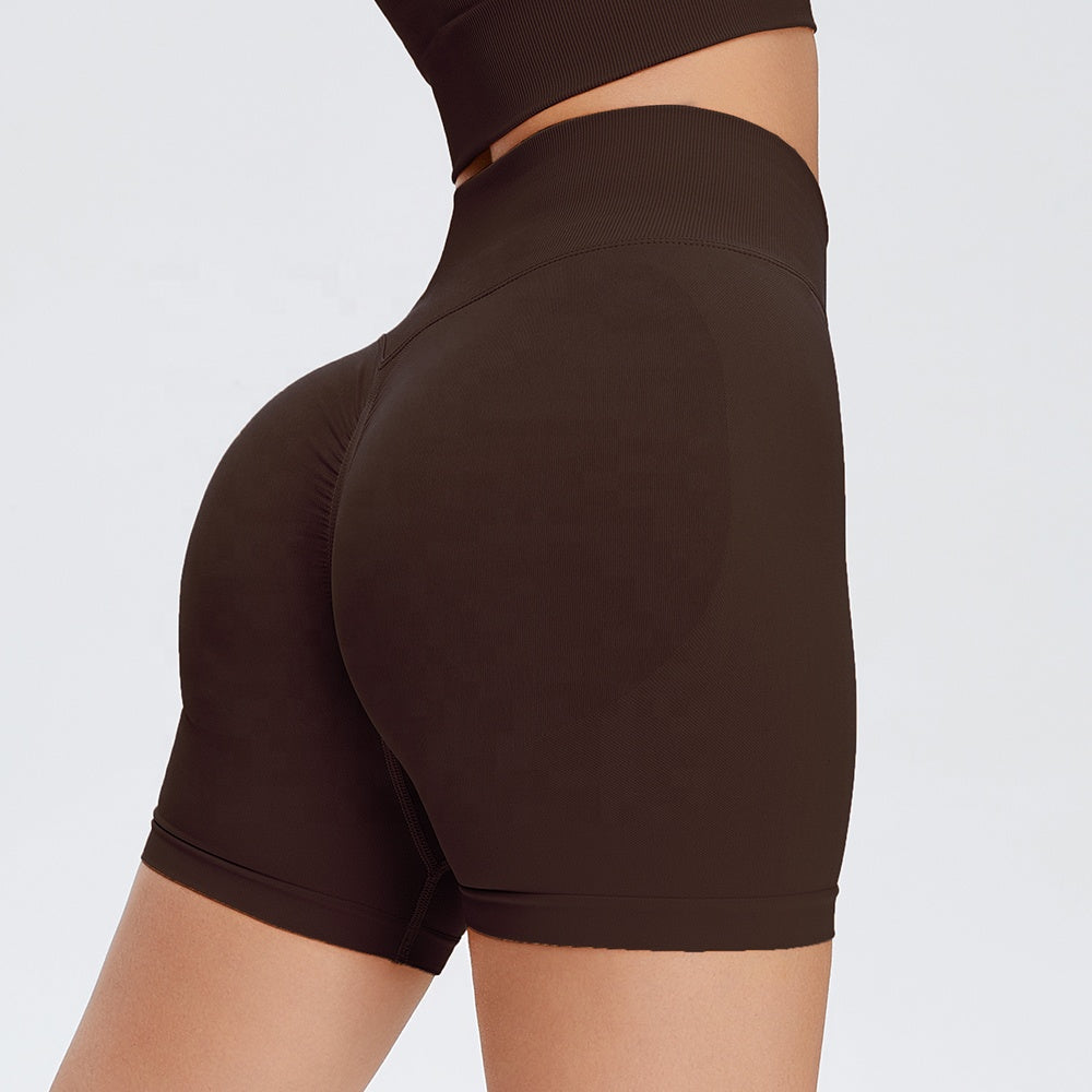 High Waist Tight Fit Short Leggings